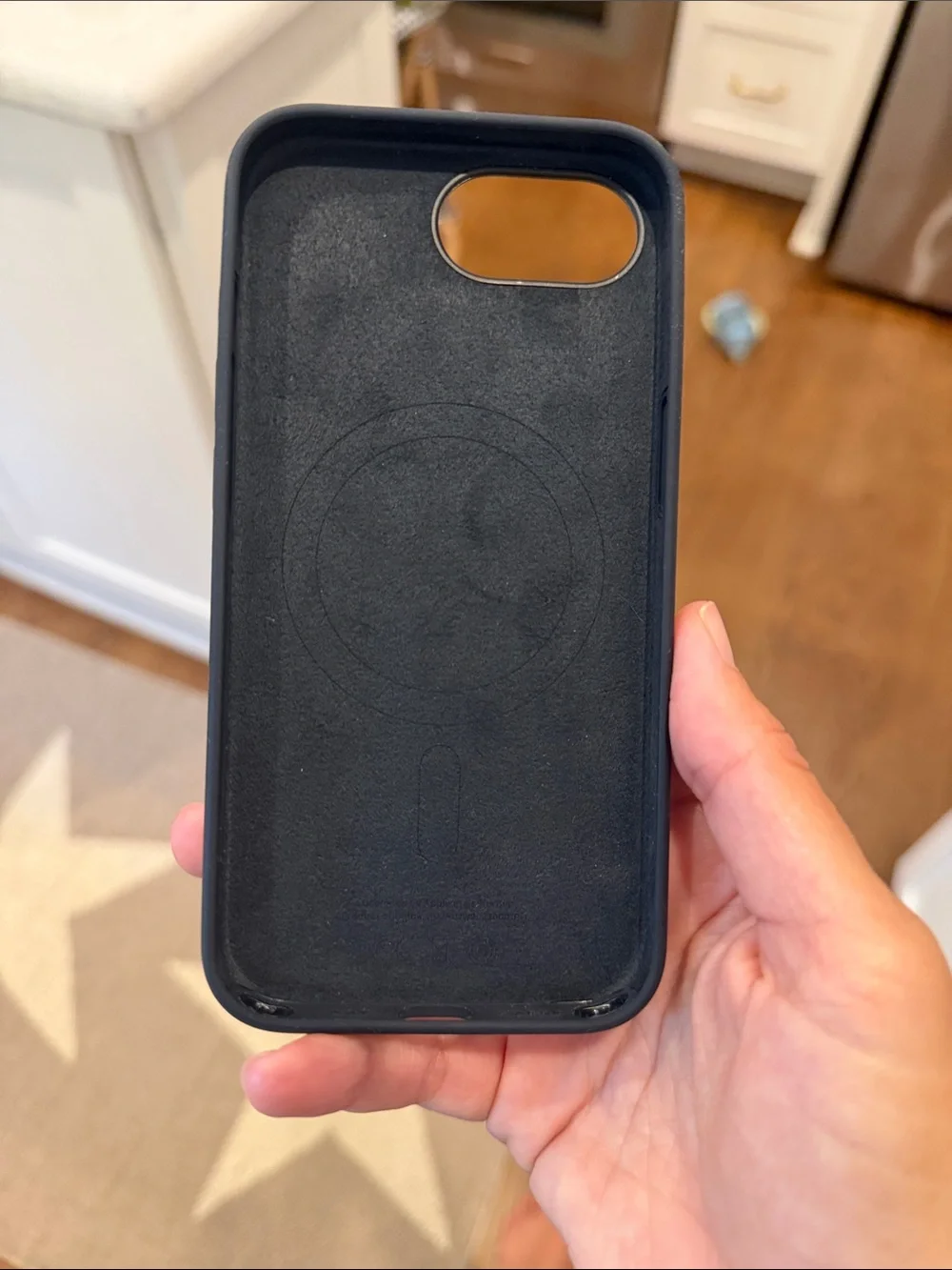 Apple Black Silicone iPhone Case with Apple Logo